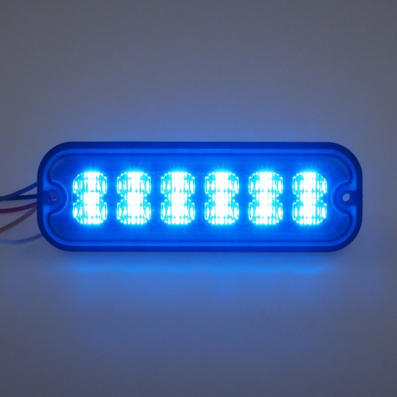 PREDATOR 12x4W LED, 12-24V, modr, ECE R10 (br012B)