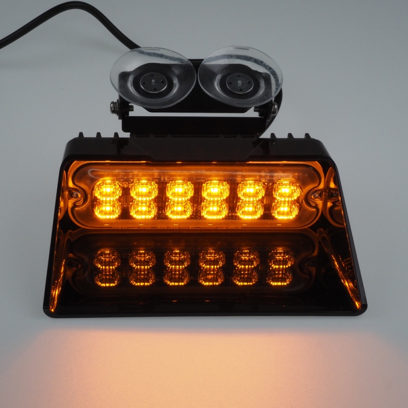 PREDATOR LED vnitřní, 12x LED 3W, 12/24V, oranžový, ECE R65 (brW012A)