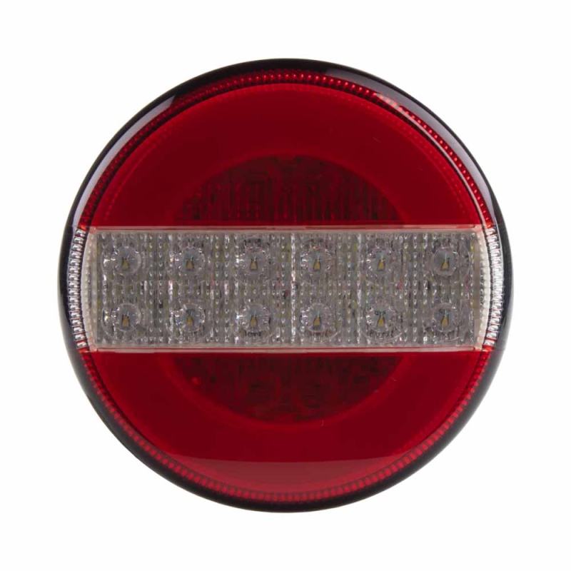 LED lampa zadní sdružená, 12-24V, ECE, průměr 122mm (trl237)