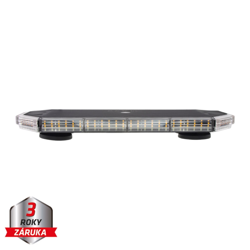 LED rampa 440mm, oranžovo bílá, magnet 10-30V, ECE R65 (sre9-440AWM)