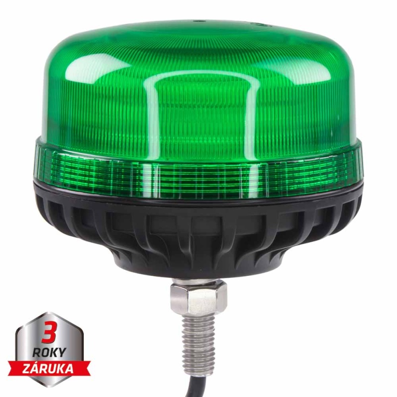 LED maják, 12-24V, 36xLED zelený, na šroub, ECE R10 (wl812S1green)