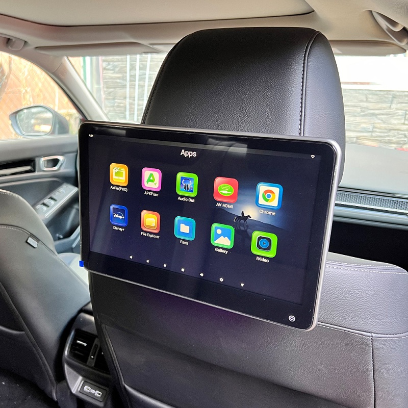 CARCLEVER LCD monitor 11,6 OS Android/USB/SD/HDMI in/out/Bluetooth s držákem na opěrku (ds-x116aaH) NOVINKA