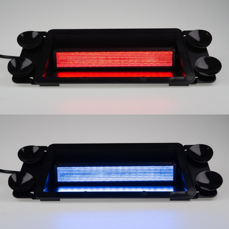 PREDATOR LED vnitřní, 24x LED 1,5W, 12/24V, červeno-modrý, ECE R65 (kf739R65RB)