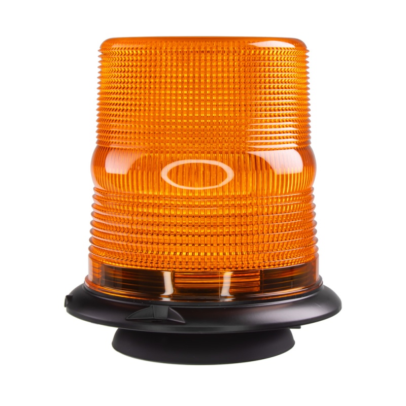 LED maják, 12-48V, 60xLED oranžový, magnet, ECE R65 (wl835)
