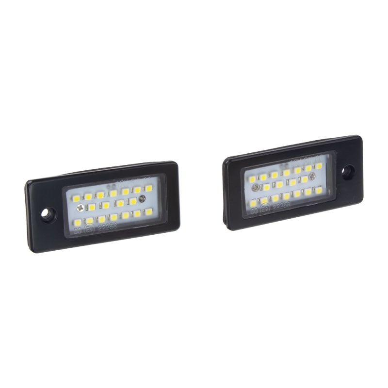 LED osvětlení SPZ do vozu Audi A3, A4, A6, A8, Q7, hliníkové provedení (RZau04a)
