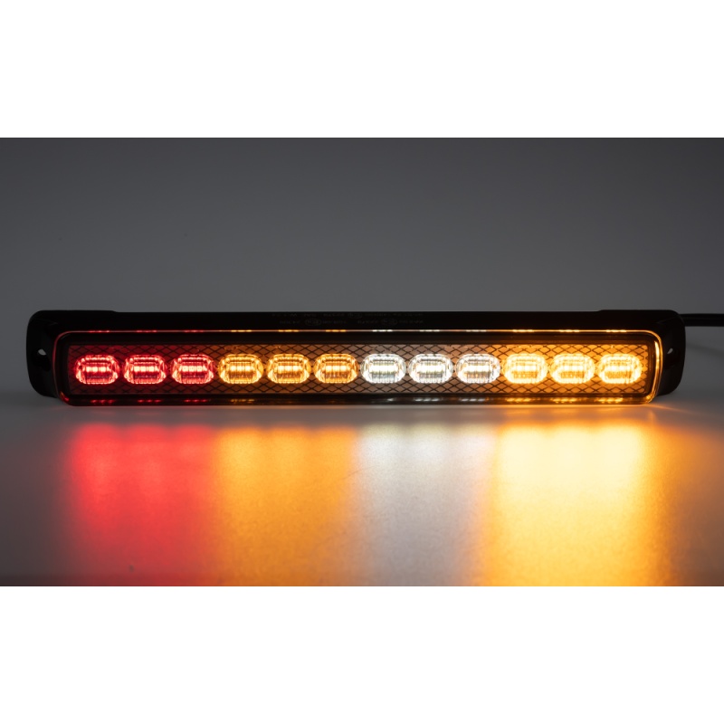 LED sdružená lampa zadní s výstražným oranžovým světlem, 12-24V, ECE R65 (brTRL006)