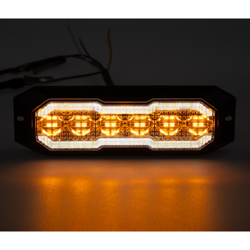 PROFI výstražné/poziční LED světlo, oranžové + bílé, 12-24V, ECE R65 (CH-012AP)