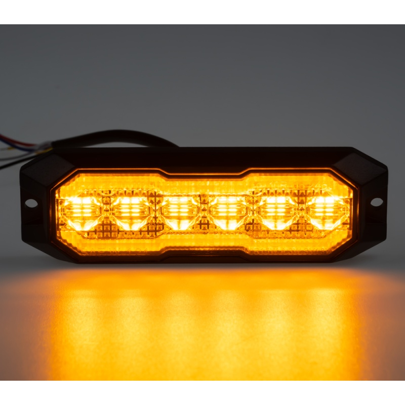PROFI výstražné/boční LED světlo, oranžové + oranžové, 12-24V, ECE R65 (CH-012AS)