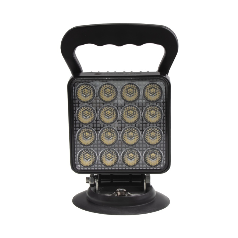 LED světlo hranaté, bílé, 16x3W, magnet, ECE R10 (wl-732wm)