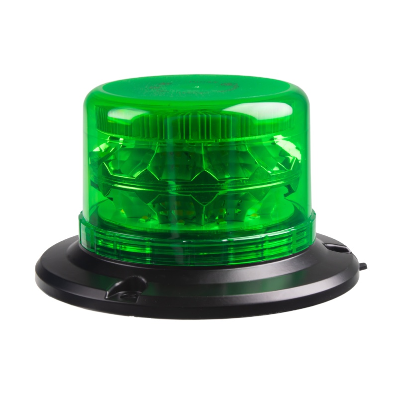 LED maják, 12-24V, 24xLED zelený, magnet (wl813green)