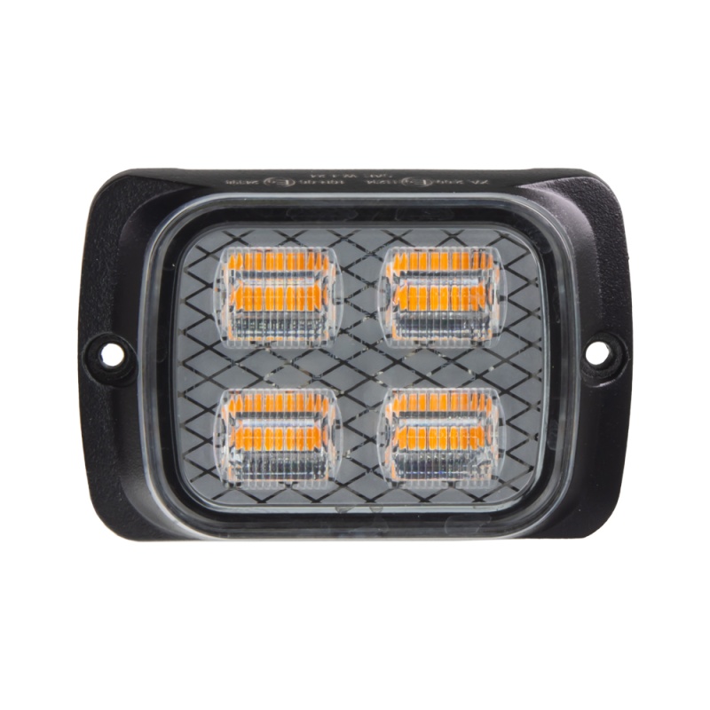PREDATOR 16x1W LED, 12-24V, oranžový, ECE R65 (br014A)