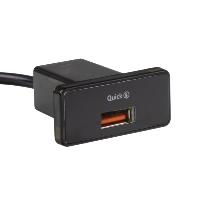 USB nabíječka QC3.0 do panelu. 12/24V (34716)