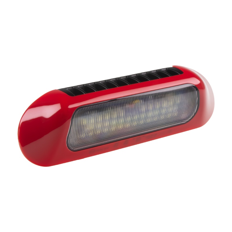 LED světlo nástěnné s couvacím světlem, červené, 57W, ECE R65 (wl-B048R)