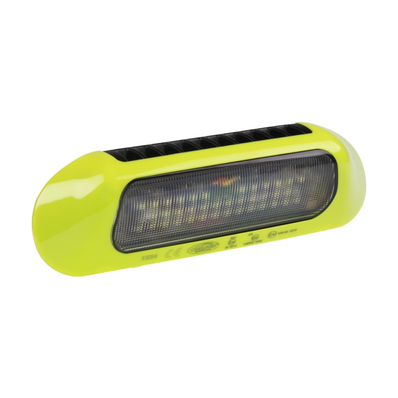 LED světlo nástěnné s couvacím světlem, žluté, 57W, ECE R65 (wl-B048Y)