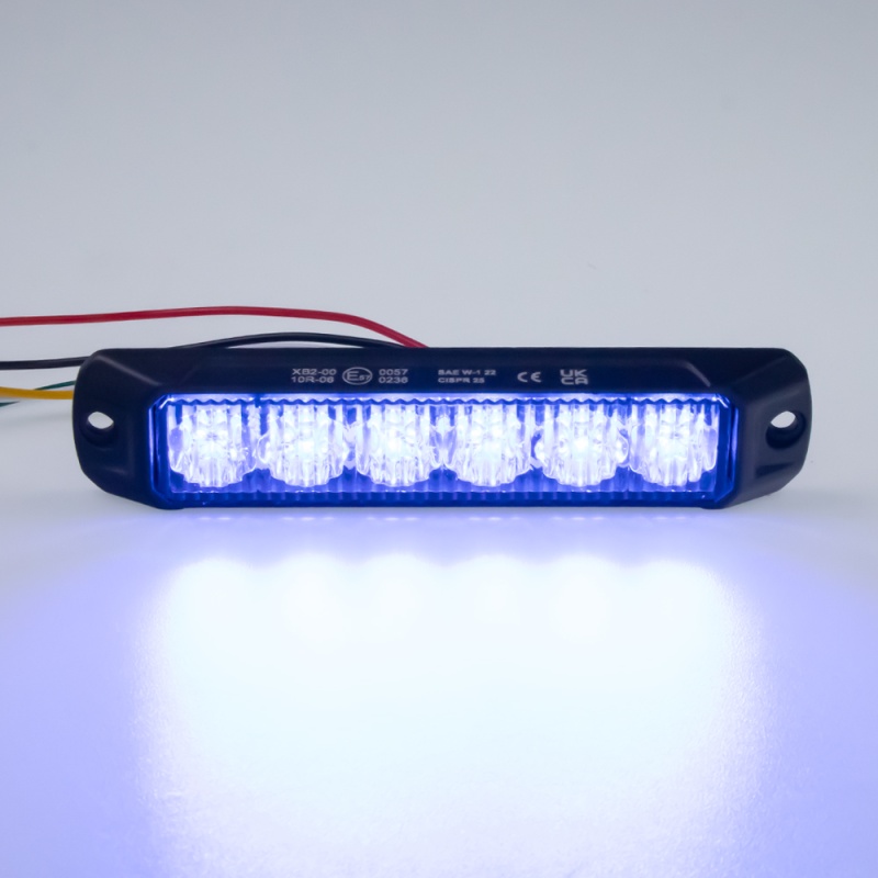 PROFI výstražné LED světlo vnější, modré, 12-24V, ECE R65 (CH-060B)