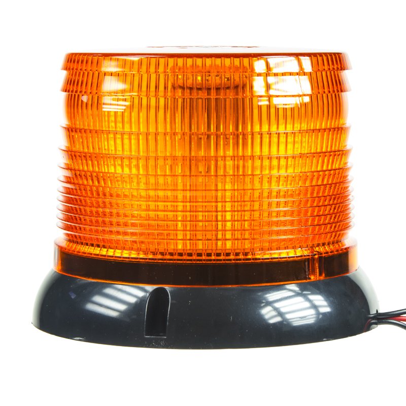 LED maják, 12-24V, oranžový (wl62fix)