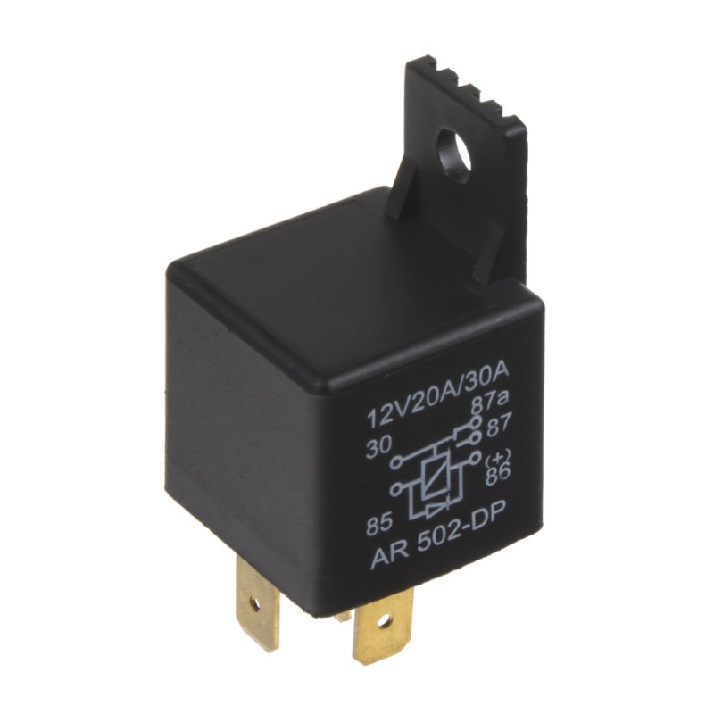 PŘEPÍNACÍ relé 12V, 20A/30A s diodou (46036)