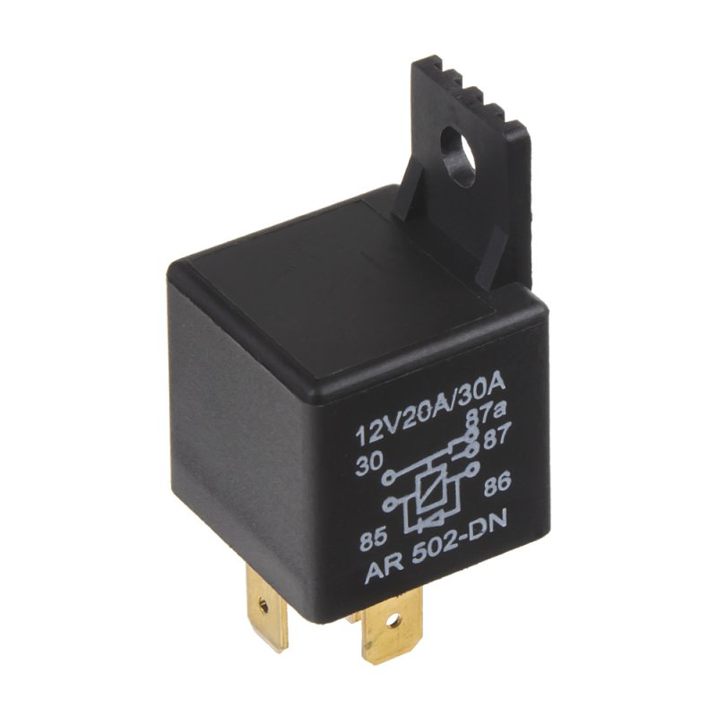 PŘEPÍNACÍ relé 12V, 20A/30A s diodou (46037)