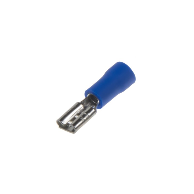 Objímka plochá 4,8 mm modrá, 100ks (4000202)