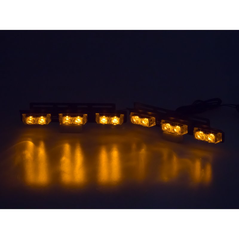 PREDATOR LED do mřížky, 12V, oranžový (kf071-2)