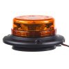 LED maják, 12-24V, 12x3W oranžový, magnet, ECE R65 (wl140)