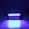 PREDATOR LED vnitn, 6x3W, 12-24V, modr, 210mm, ECE R10 (kf751blue)