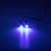 LED stroboskop modr 2x3W, 12-24V (kf707blu)