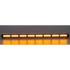 LED světelná alej, 32x 3W LED, oranžová s displejem 910mm, ECE R10 (kf756DI-8)