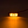 SLIM výstražné LED světlo vnější, oranžové, 12-24V, ECE R65 (kf003EM5W)