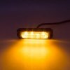 SLIM výstražné LED světlo vnější, oranžové, 12-24V, ECE R65 (kf004EM5W)