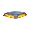Rohové výstražné LED světlo na plošiny, 12-36V, 4x1,5W, oranžové (kf189)