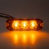 CARCLEVER PROFI SLIM výstražné LED světlo vnější, oranžové, 12-24V, ECE R65 (CH-073)