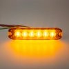 CARCLEVER PROFI SLIM výstražné LED světlo vnější, oranžové, 12-24V, ECE R65 (CH-076)