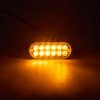 SLIM výstražné LED světlo vnější, oranžové, 12/24V,12 x 1W (kf012K)