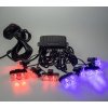 Vstran LED svtla vnj, do mky, modro-erven, 12V (kf820blre)