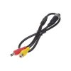 Kabel video 4pin samice / RCA samice + DC (SVkab4pin3)