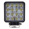 LED svtlo hranat bl/oranov predtor 16x3W, 107x107x60mm, ECE R10 (wl-806wo)