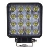 LED svtlo hranat bl/oranov predtor 16x3W, 107x107x60mm, ECE R10 (wl-806wo)