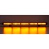 LED alej voděodolná (IP67) 12-24V, 45x LED 1W, oranžová 722mm, ECE R65 (kf77-772)