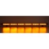 LED alej voděodolná (IP67) 12-24V, 54x LED 1W, oranžová 916mm, ECE R65 (kf77-916)