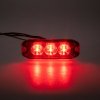 PROFI SLIM vstran LED svtlo vnj, erven, 12-24V, ECE R10 (CH-073red)