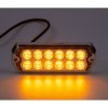 PROFI SLIM výstražné LED světlo vnější, oranžové, 12-24V, ECE R10 (KF01036)