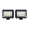 LED svtla obdlnkov bl/oranov, 19W, 19xLED, ECE R10, 2ks (wl-445wo)