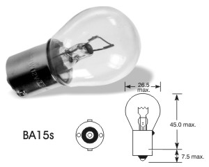 Patice BA 15S (P21W) Patice BA 15S (P21W)